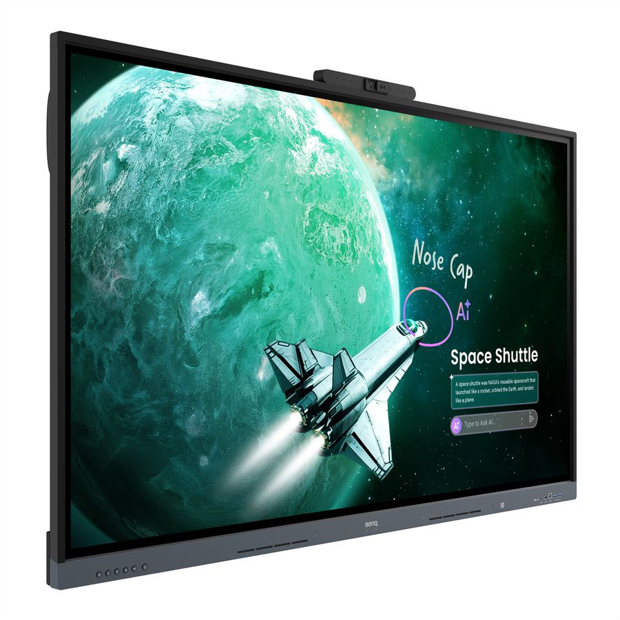 BenQ Interactive Display RE6505AC 65", 4K UHD, 500 Nits, 50-Punkt-Touch, 4K-Kamera