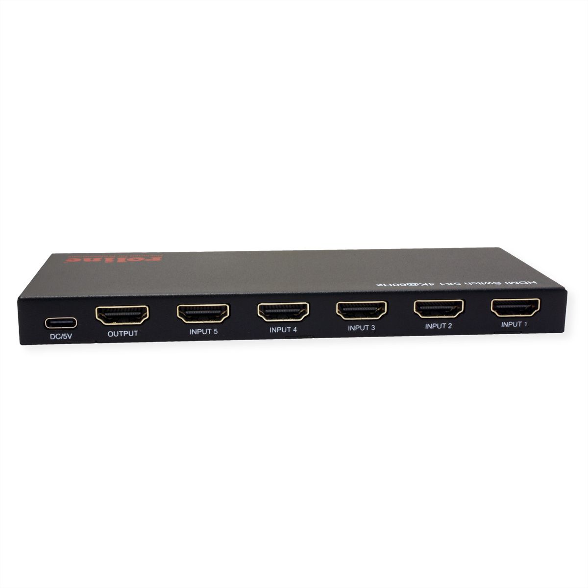ROLINE 4K HDMI Switch, 5-fach, mit Fernbedienung