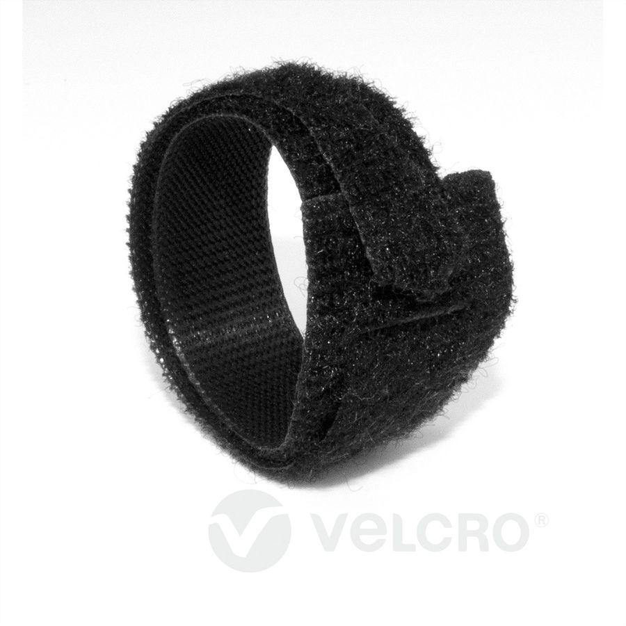 VELCRO® One Wrap® Strap 20mm x 150mm, 100 pièces, ignifugé, noir