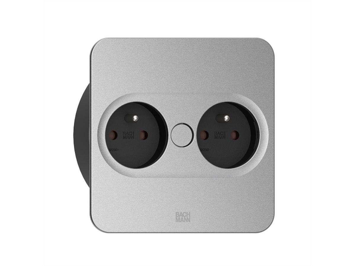 BACHMANN TWIST 2 2xUTE 2,0m AEH silber eckig