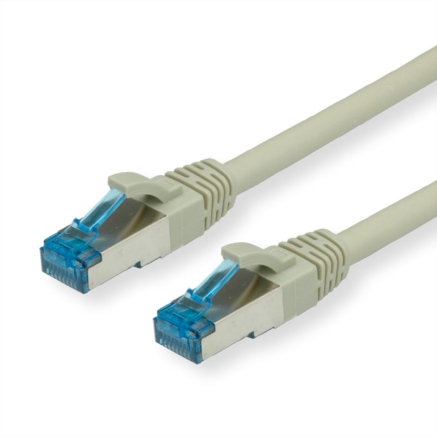 VALUE Patchkabel Cat.6A (Class EA) S/FTP (PiMF), LSOH, grau, 20 m