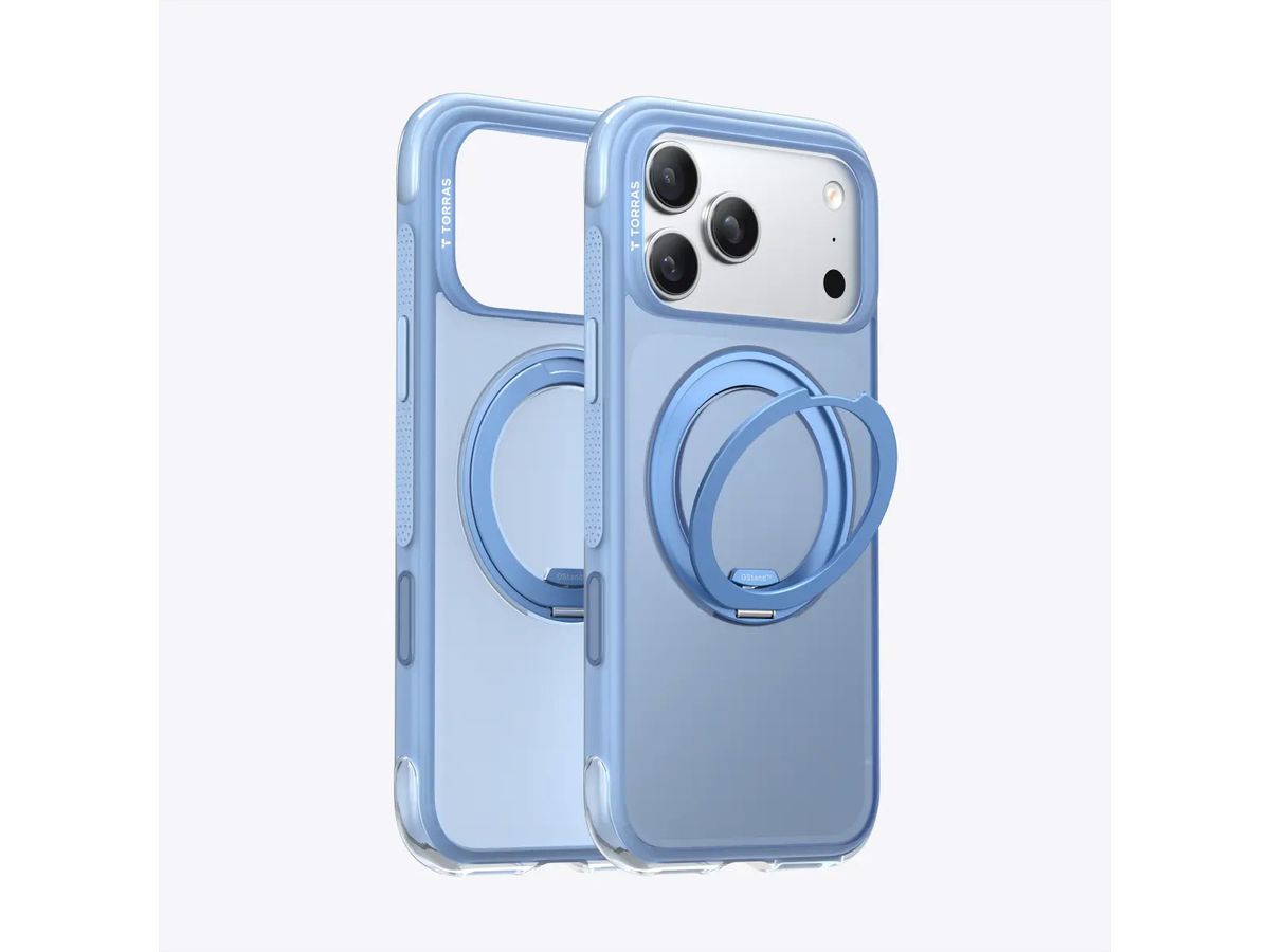 Torras Ostand O3 Air Schutzhülle, iPhone 17 pro, blau