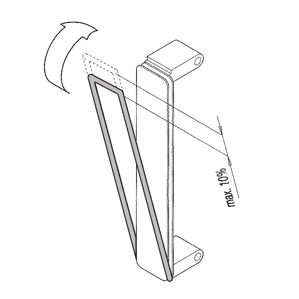 SCHROFF Joint CEM pour face avant PMC