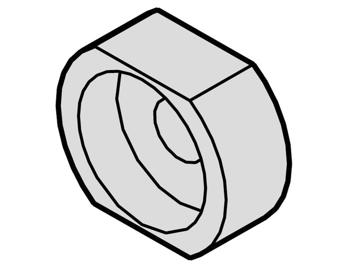 SCHROFF Douilles pour M2.5, laiton nickelé, 100 pièces