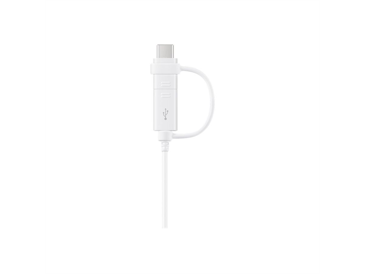 Samsung USB Combo câble, USB A / C & Micro USB, blanc, 1,5 m