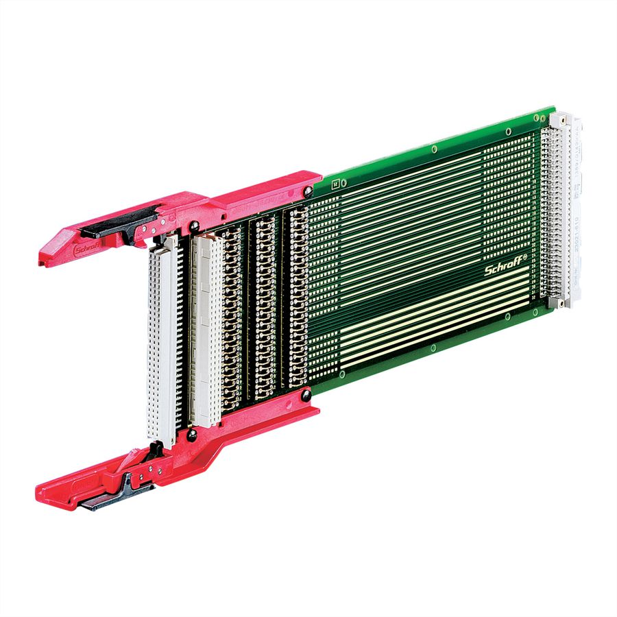 Adaptateur d'essai SCHROFF Type C, C96, 3 U, 220 mm, 4L, U/I