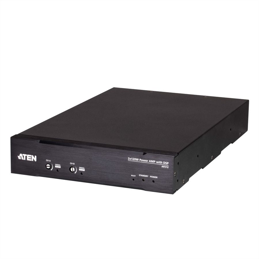 ATEN AP212 2 x 120W Leistungsverstärker mit DSP