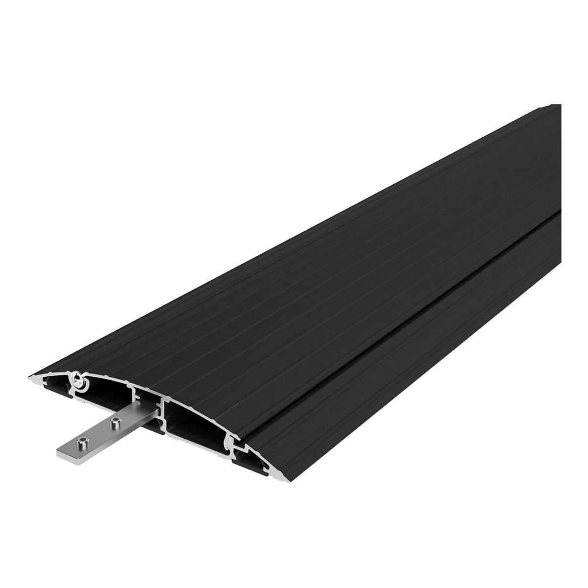 DATAFLEX Addit Kabelschutz, gerade 453, schwarz, 118 cm