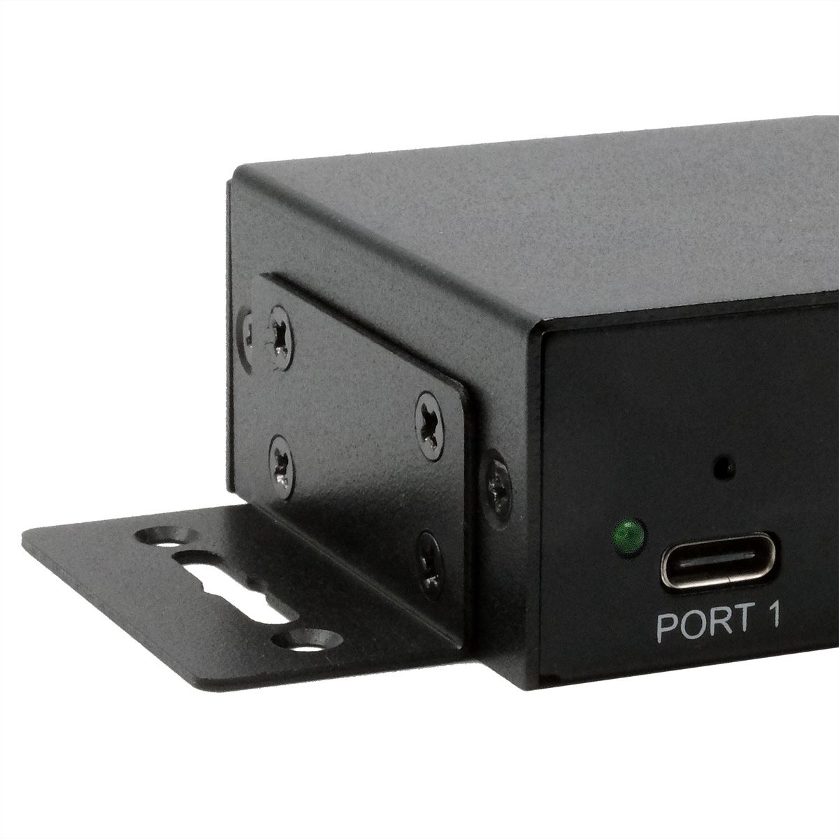 EXSYS EX-12293HMS Hub métal USB 3.2 Gen2, 4 ports, 3x C et 1x A