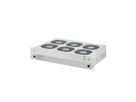Déflecteur d'air SCHROFF 1 U pour tiroir de ventilation 19", 6 ventilateurs, face avant pleine, 330 mm, RAL 9006