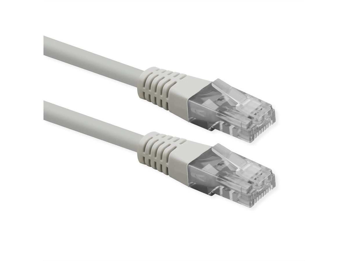 ROLINE Cordon Cat.6 (Classe E), UTP, PoE, blanc, 5 m