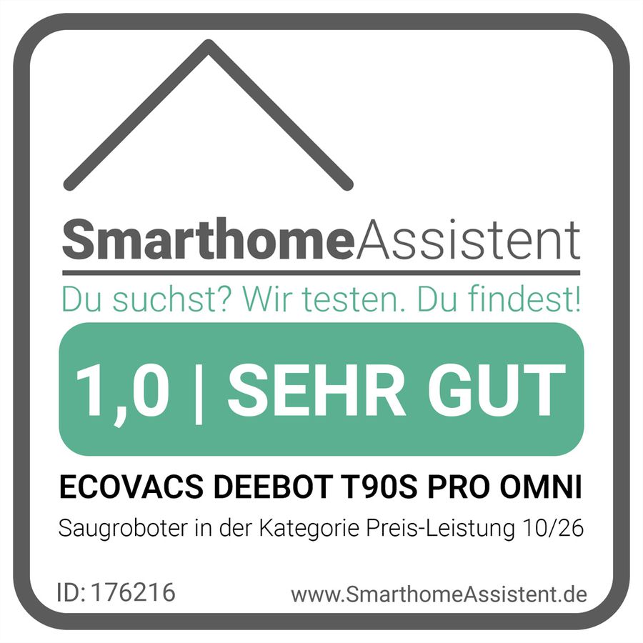 Ecovacs Saugroboter DEEBOT T90S PRO OMNI care kit, schwarz