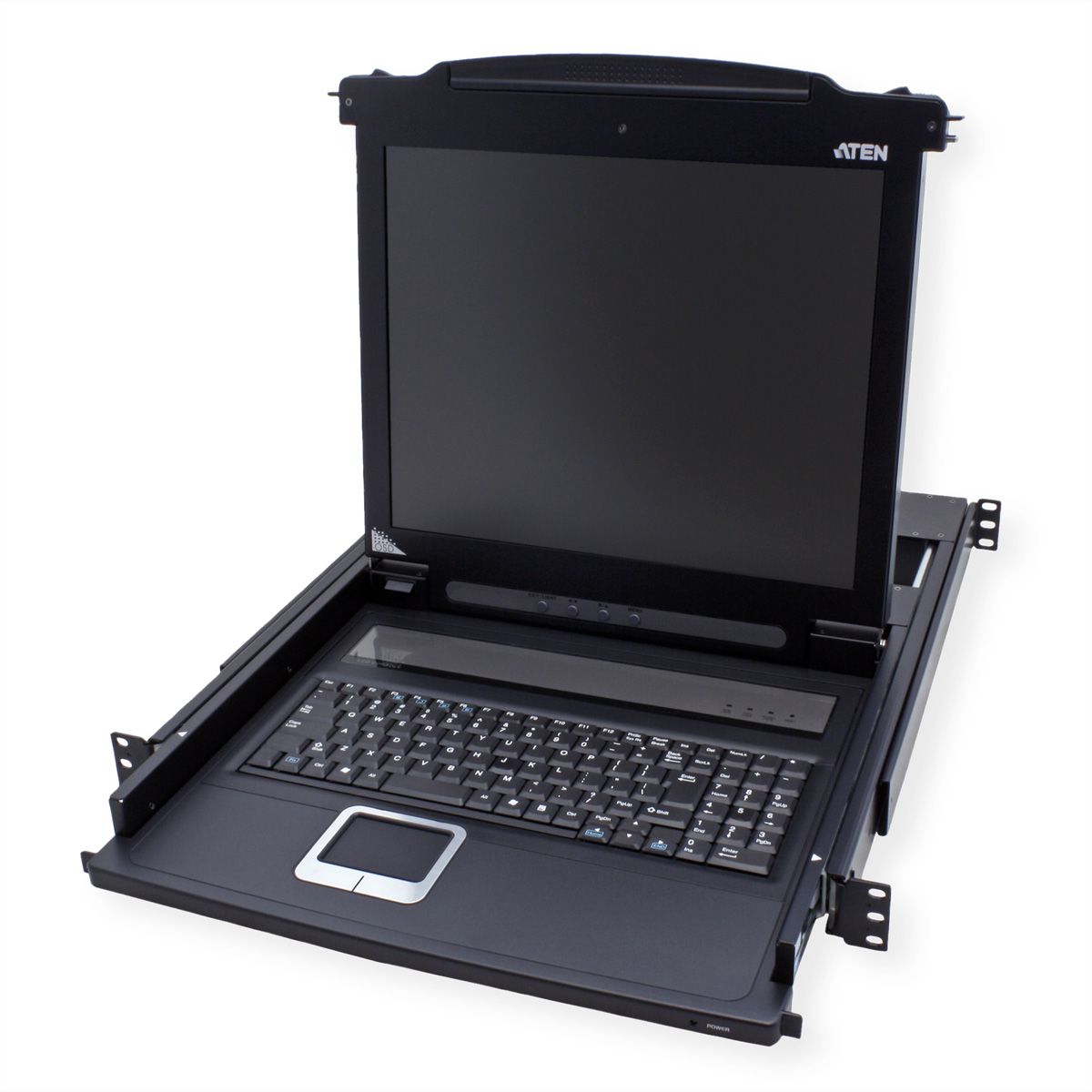 ATEN CL1000M KVM-Konsole, 43cm LCD, VGA, PS/2, IT-Layout