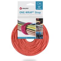 VELCRO® One Wrap® Strap 20mm x 150mm, 100 pièces, orange