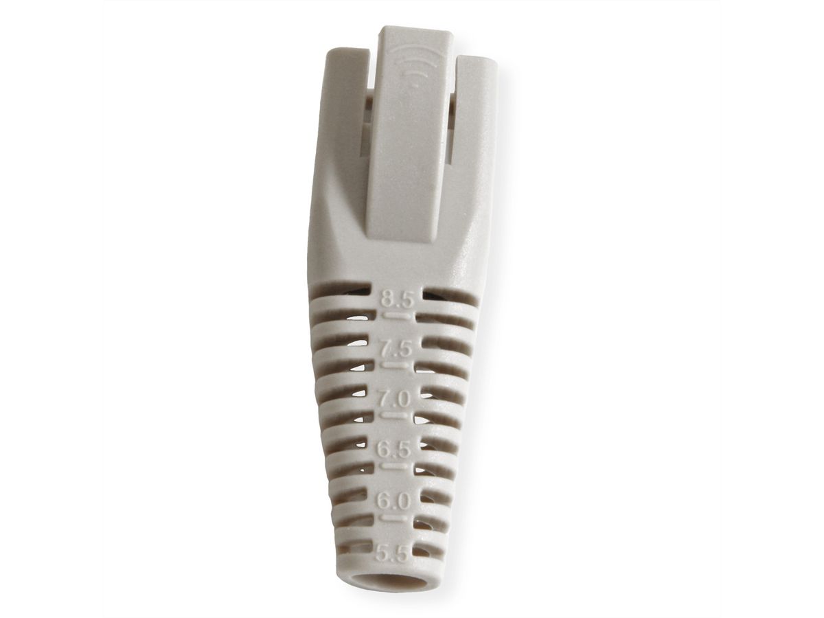 ROLINE Embout anti-pliage, pour RJ-45, 10 pièces, gris