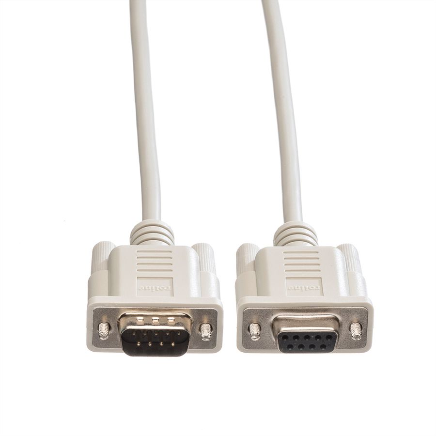 ROLINE RS232-Kabel 9pol ST-BU, 6 m