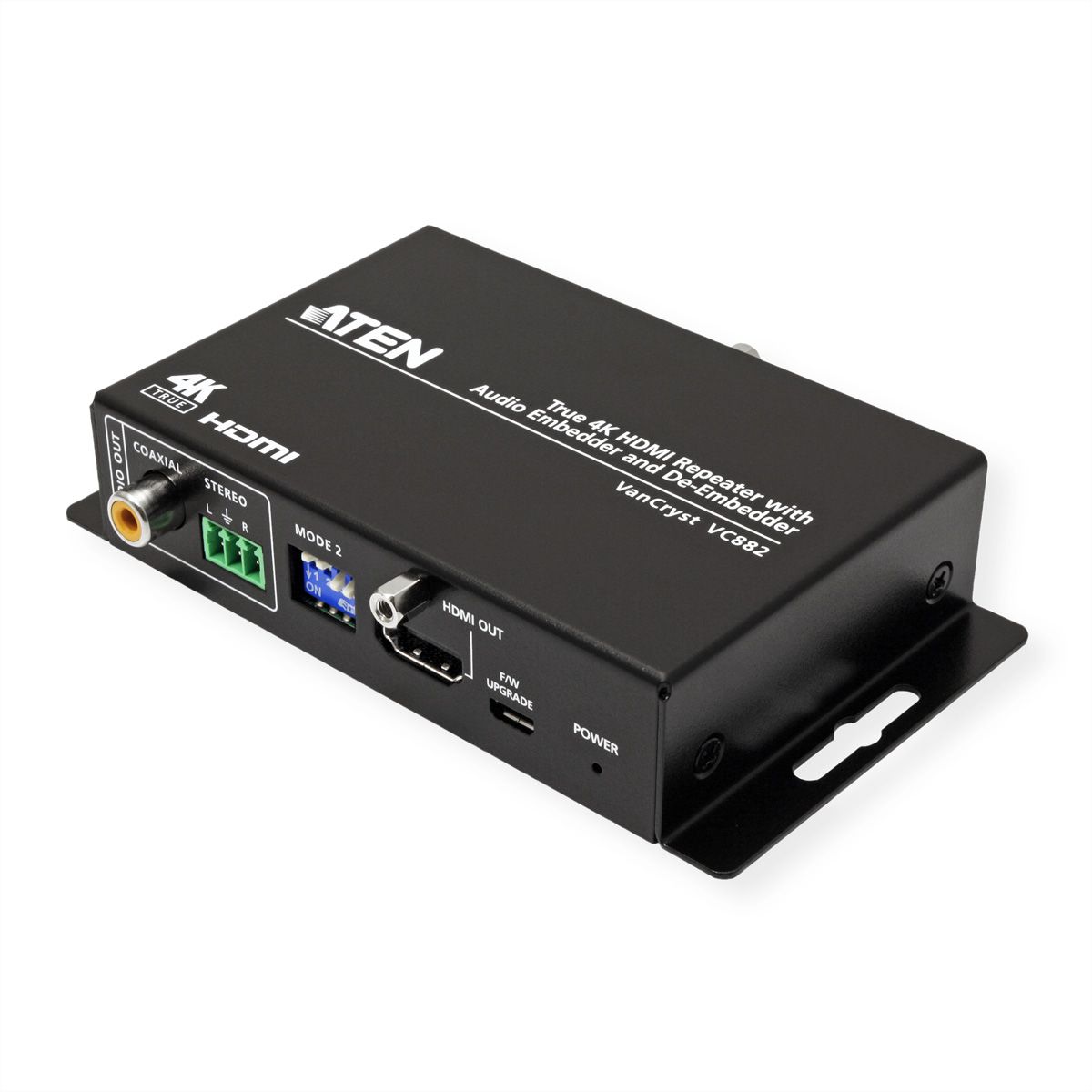 ATEN VC882 Répéteur HDMI True 4K avec intégration et extraction audio