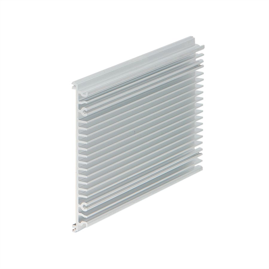 SCHROFF, cadre, type unité enfichable, panneau latéral extrudé, avec ailettes de refroidissement, gauche ou droite, 3 U, 220 mm