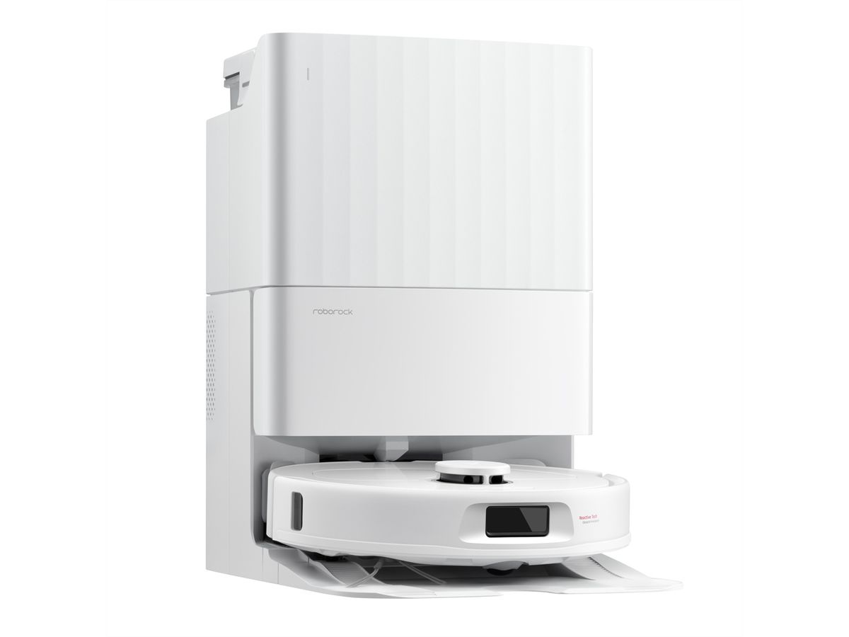 Roborock Aspirateur Qrevo S ProX blanc, Robot aspirateur/balayeur