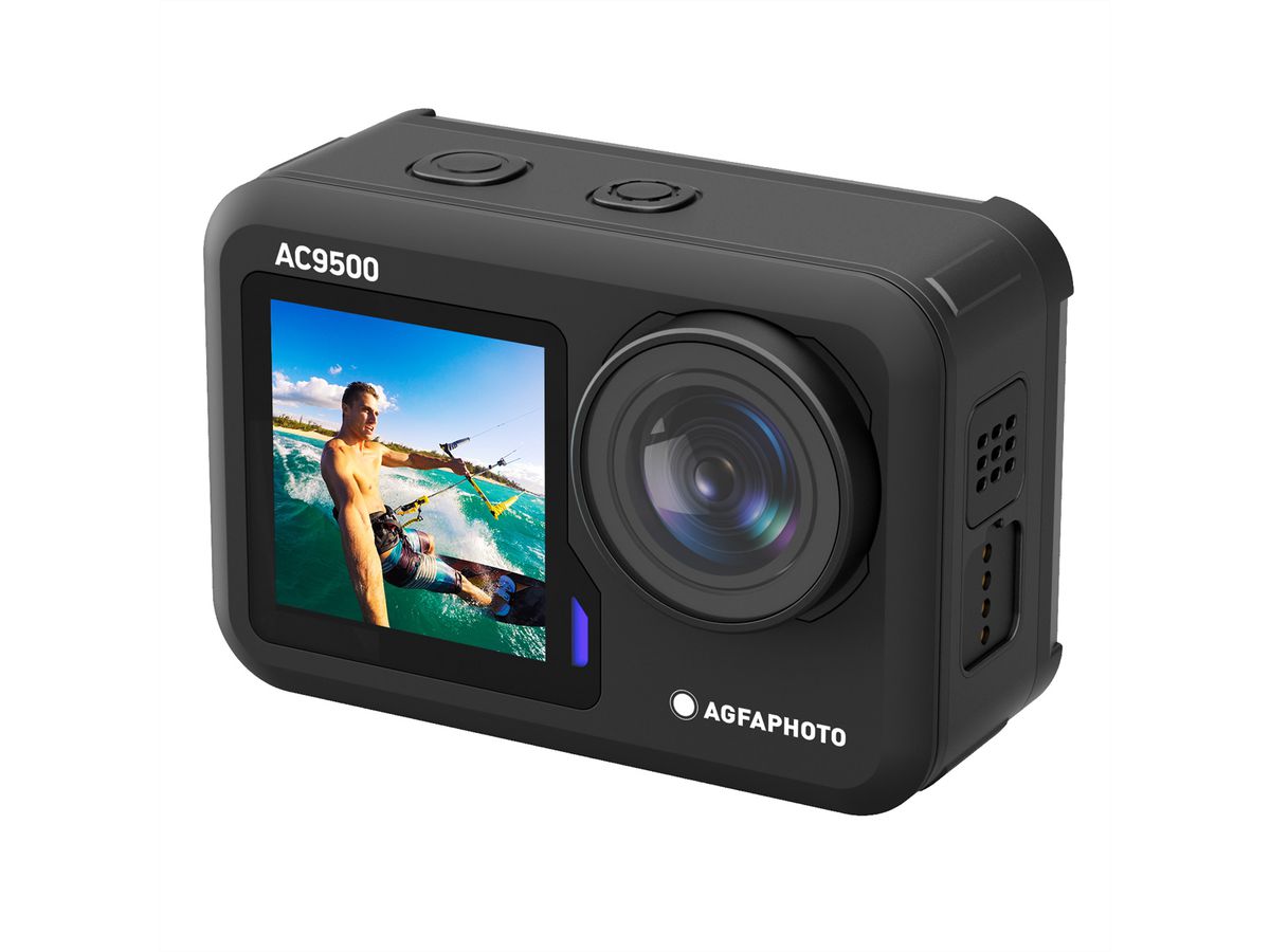 Agfa Actioncam Realimove AC9500, schwarz, wasserdicht bis 18m, 4K