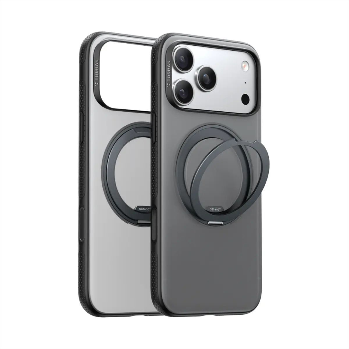 Torras Ostand R Fitness Schutzhülle, iPhone 17 Pro, MagSafe, schwarz