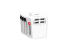 Skross MUV USB 4xA Universal Reiseadapter, Weltweit