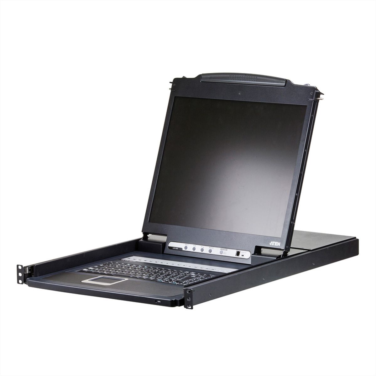 ATEN CL1316N KVM-Switch, 48cm TFT, VGA, PS/2-USB, 16 Port, CH-Layout