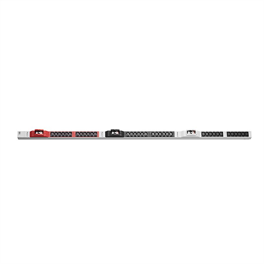 BACHMANN IT PDU ALU 1U 36x C13 6x disjoncteur CEE 3x32A rouge