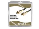 ROLINE GOLD HDMI Ultra HD Kabel mit Ethernet, ST/ST, Retail Blister, 2 m