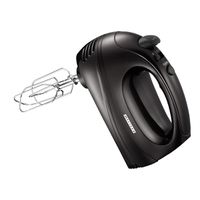 Melissa Handmixer 16200085, Handmixer mit Turbo, schwarz, 300W