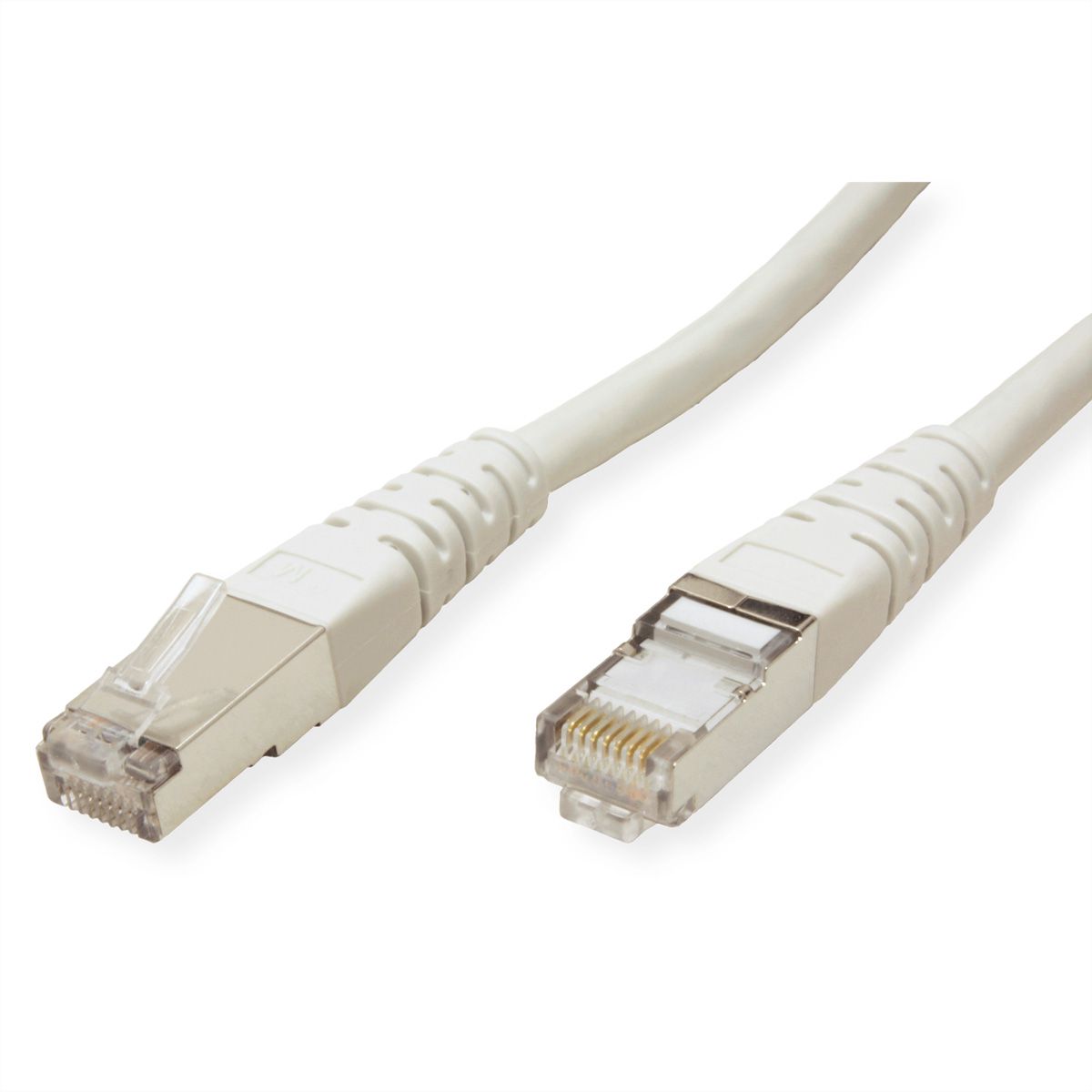 Cordon ROLINE Cat.6 (Classe E) S/FTP (PiMF), gris, 15 m