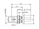 TELEGÄRTNER Prise de câble BNC 75 Ohm pour RG-59B/U isolé