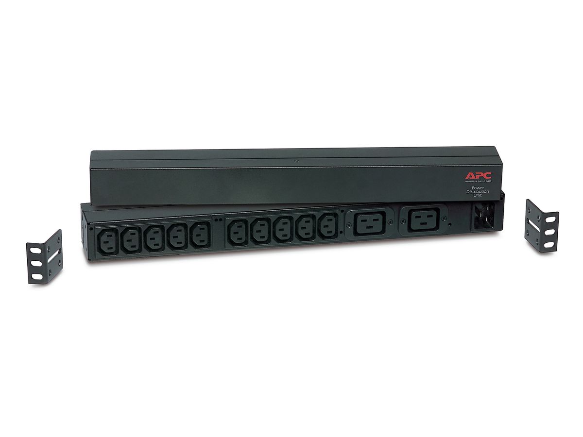 APC RACK PDU BASIC 1 U 16A 230V Stromverteilereinheit (PDU) 12 AC-Ausgänge 0U/1U Schwarz