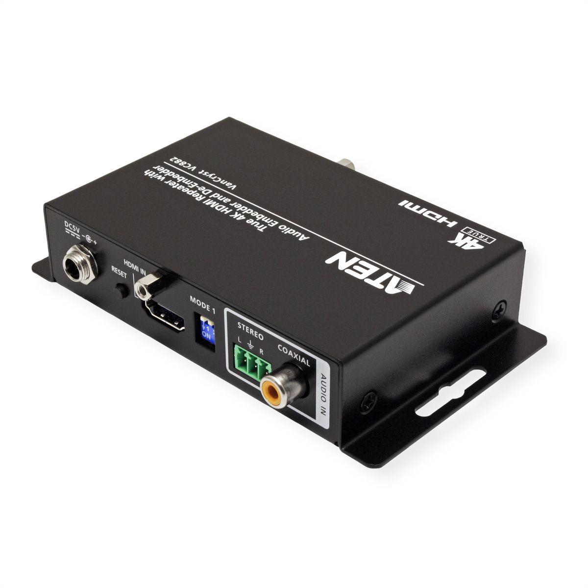 ATEN VC882 Répéteur HDMI True 4K avec intégration et extraction audio