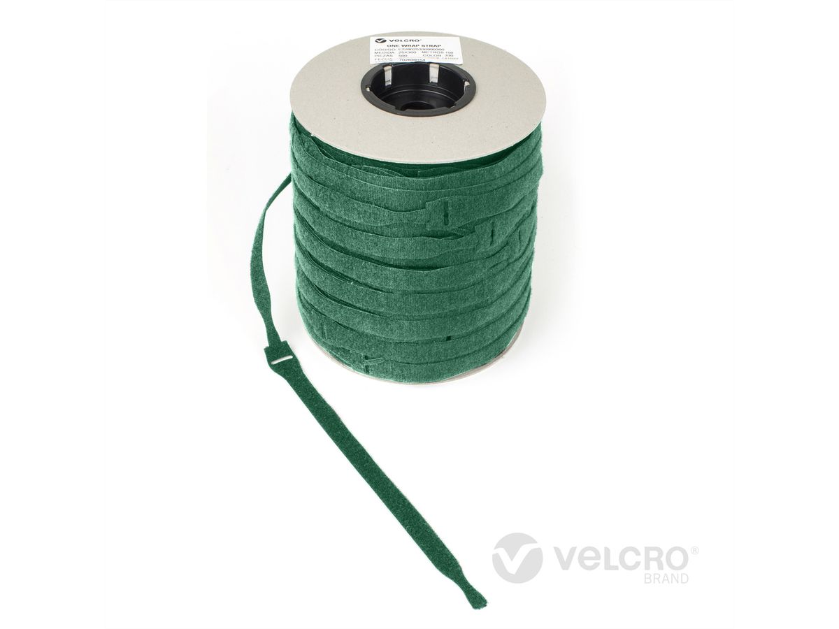 VELCRO® One Wrap® Strap 20mm x 200mm, 750 Stück, grün