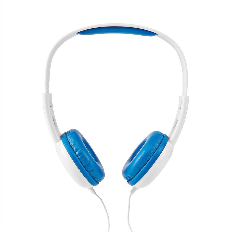 Nedis On-Ear-Kopfhörer mit Kabel, 3.5 mm /Kabellänge: 1.20 m / 82 Db/ Blau