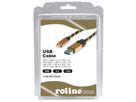ROLINE GOLD Câble USB 3.2 Gen 1, A-C, M/M, Retail Blister, 1 m