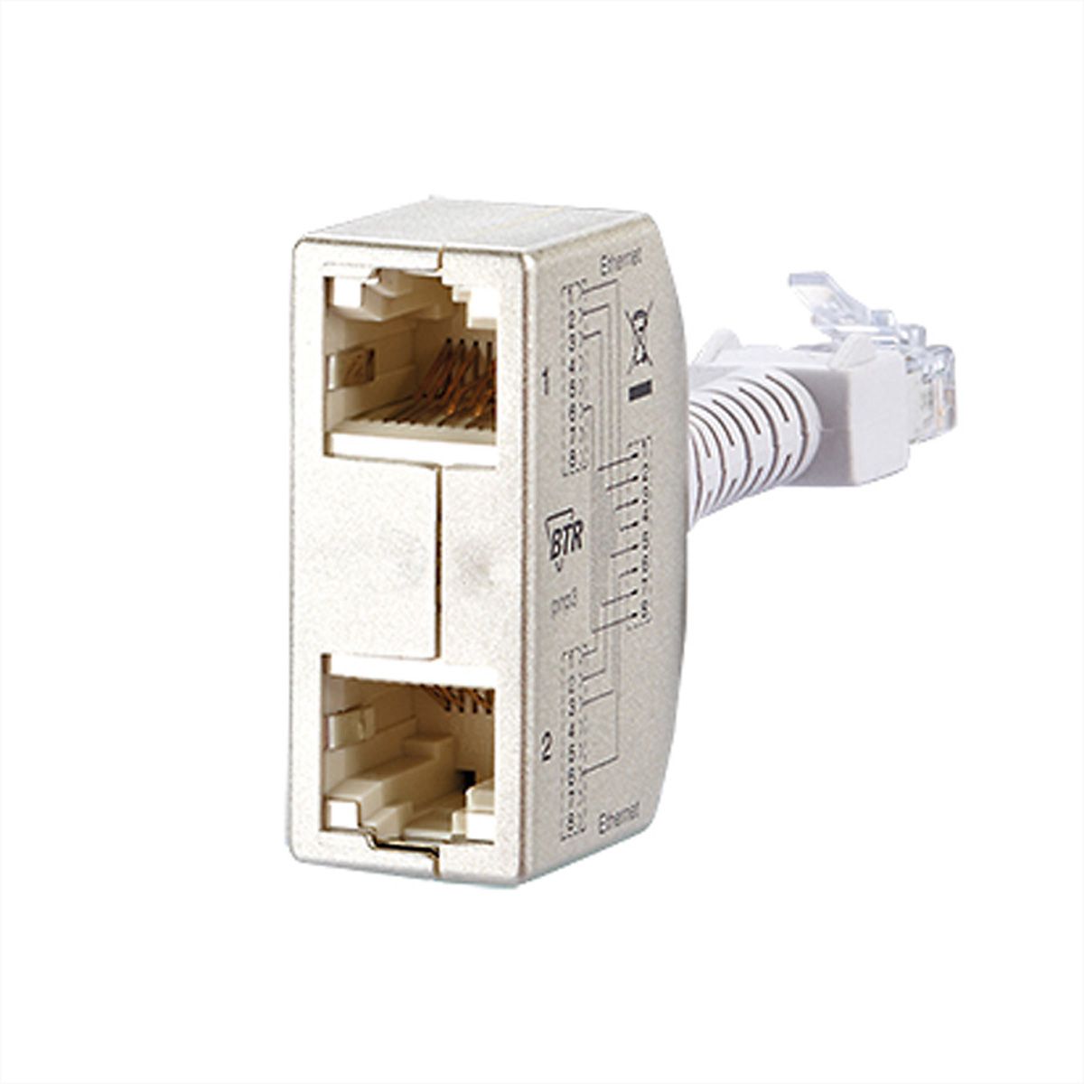 METZ CONNECT Cable Sharing Adapter pnp3, Ethernet/Ethernet, 2 St.