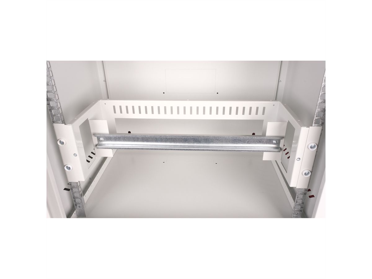 ROLINE 19-Zoll Hutschienenträger 3 HE, 133x482x123 HxBxT