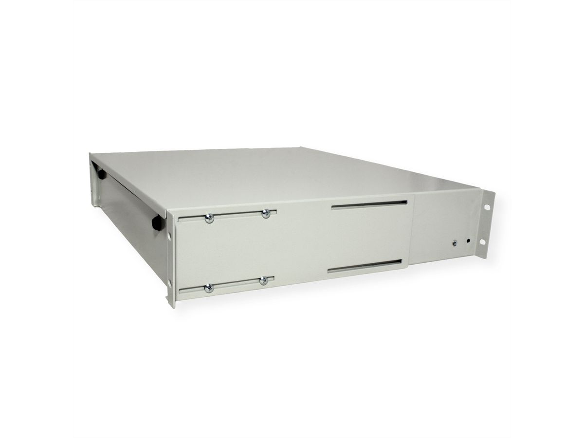 ROLINE 19-Zoll Tastatureinschub 2 HE, 400 T abschließbar grau