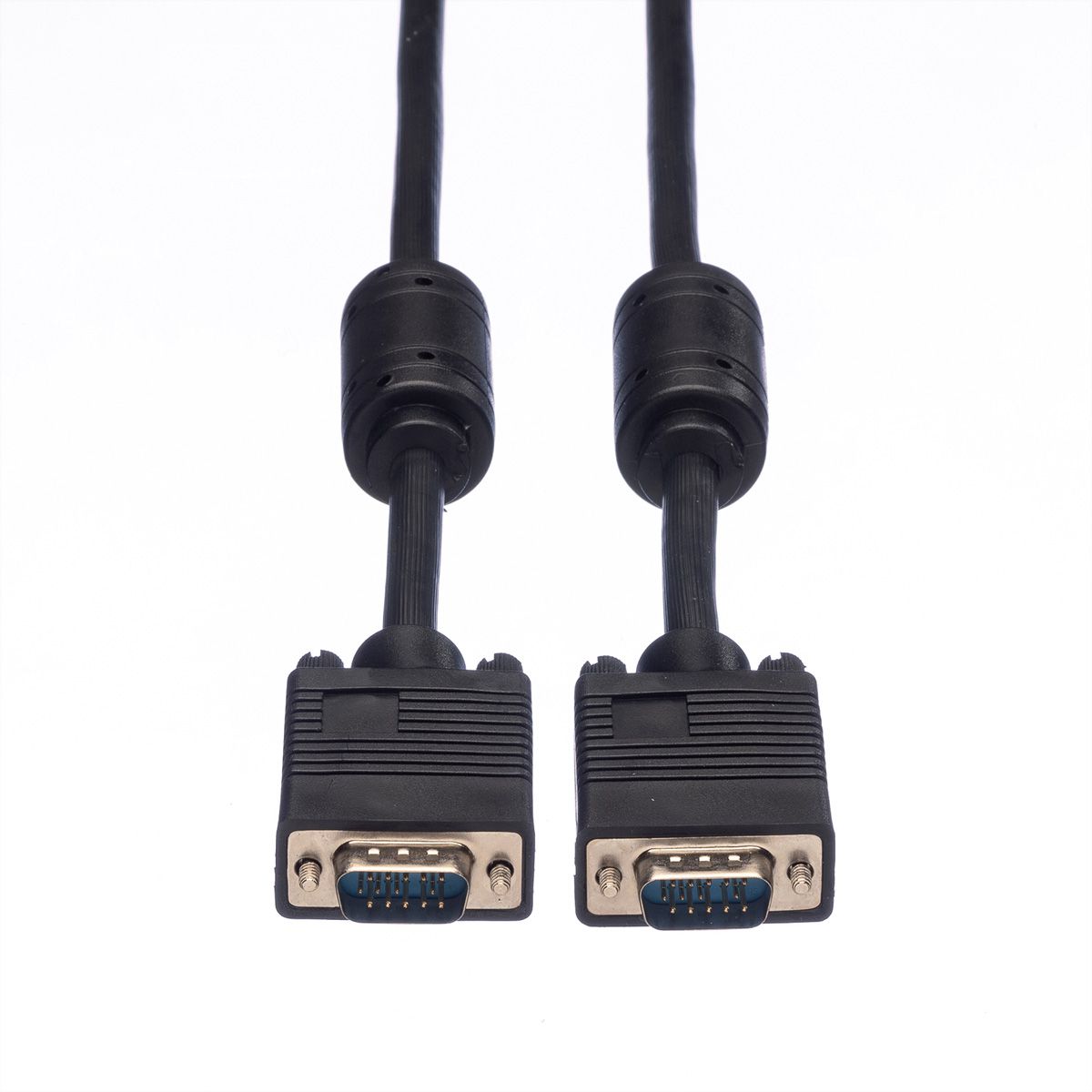 ROLINE SVGA-Kabel HD15 ST - ST mit Ferritkern, 2 m