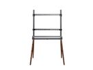 Hagor Système de stand Elia Studio Shine Wood, système de stand autonome, noir/gris