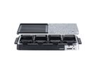 Melissa Raclette 16300027 schwarz, 8 Personen, Halbsteinplatte 1200-1400W