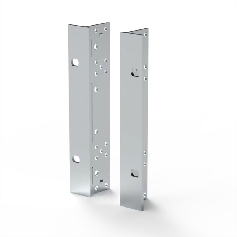 SCHROFF 19"-Winkel Typ F mit / ohne Grifflöcher für Textildichtung - 19"WINKEL 4HE O.GR. 2STK