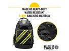 KLEIN TOOLS 55597 Tradesman Pro Rucksack, Neongelb/Schwarz mit Reflexstreifen