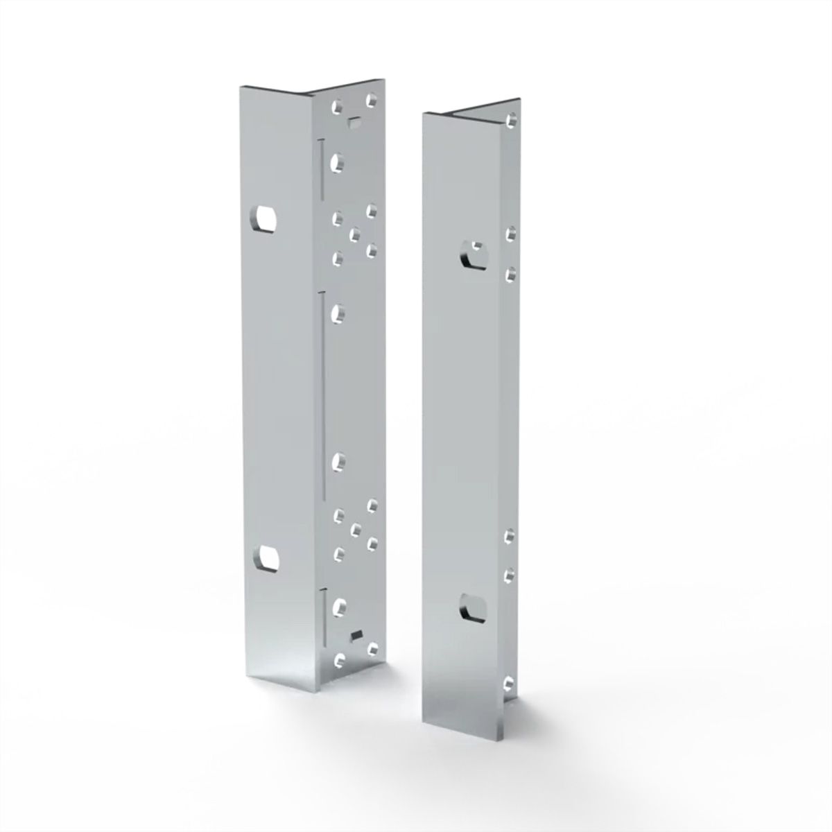 SCHROFF 19"-Winkel Typ F mit / ohne Grifflöcher für Textildichtung - 19"WINKEL 4HE O.GR. 2STK