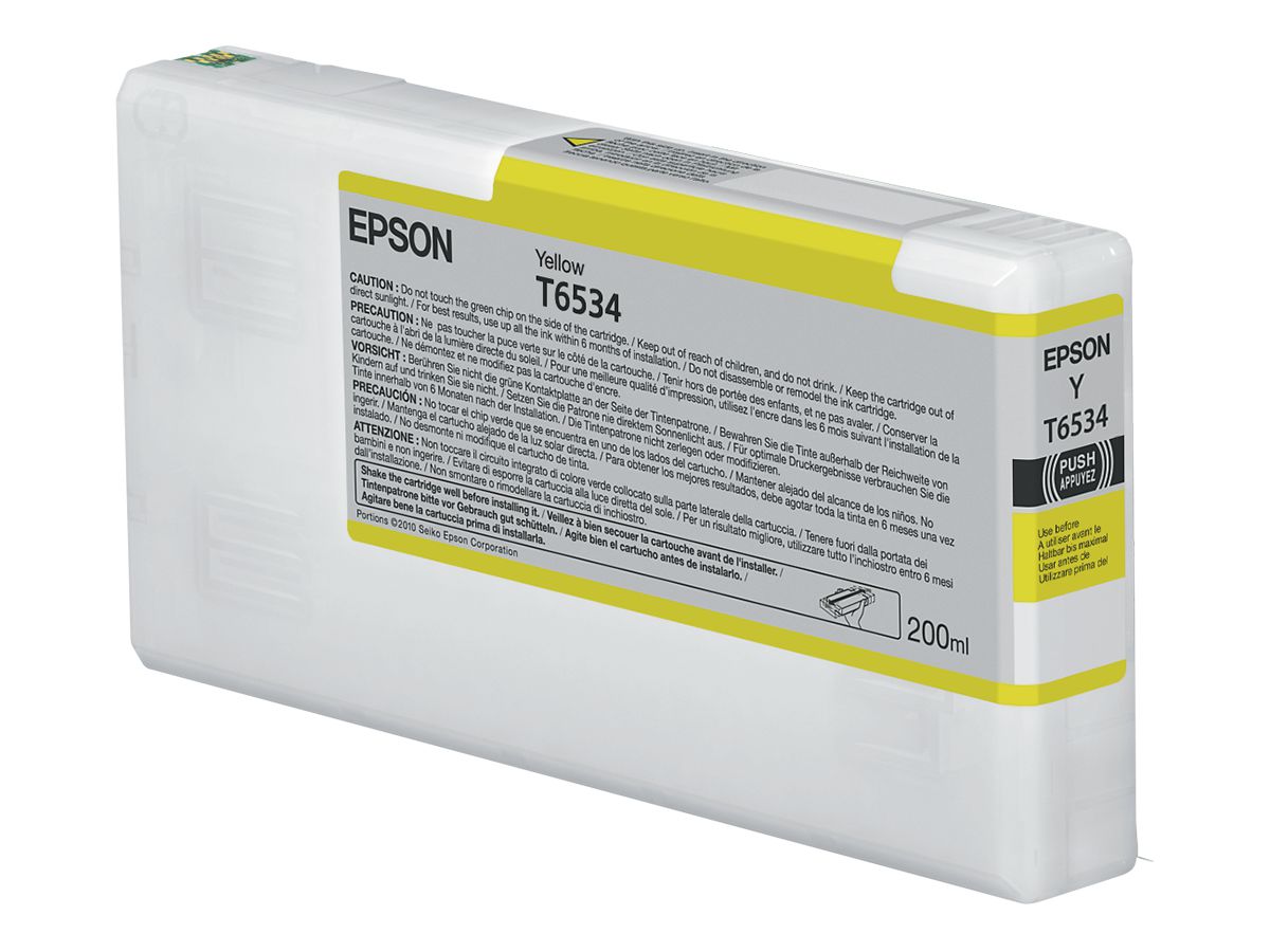 Epson T6534 Yellow-Tintenpatrone (200 ml)