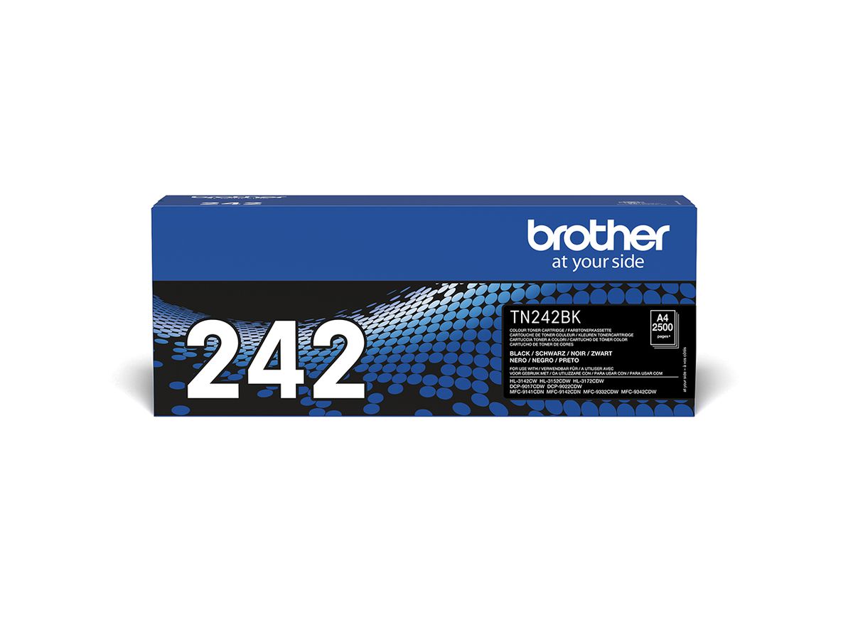 Brother TN-242BK Tonerkartusche 1 Stück(e) Original Schwarz