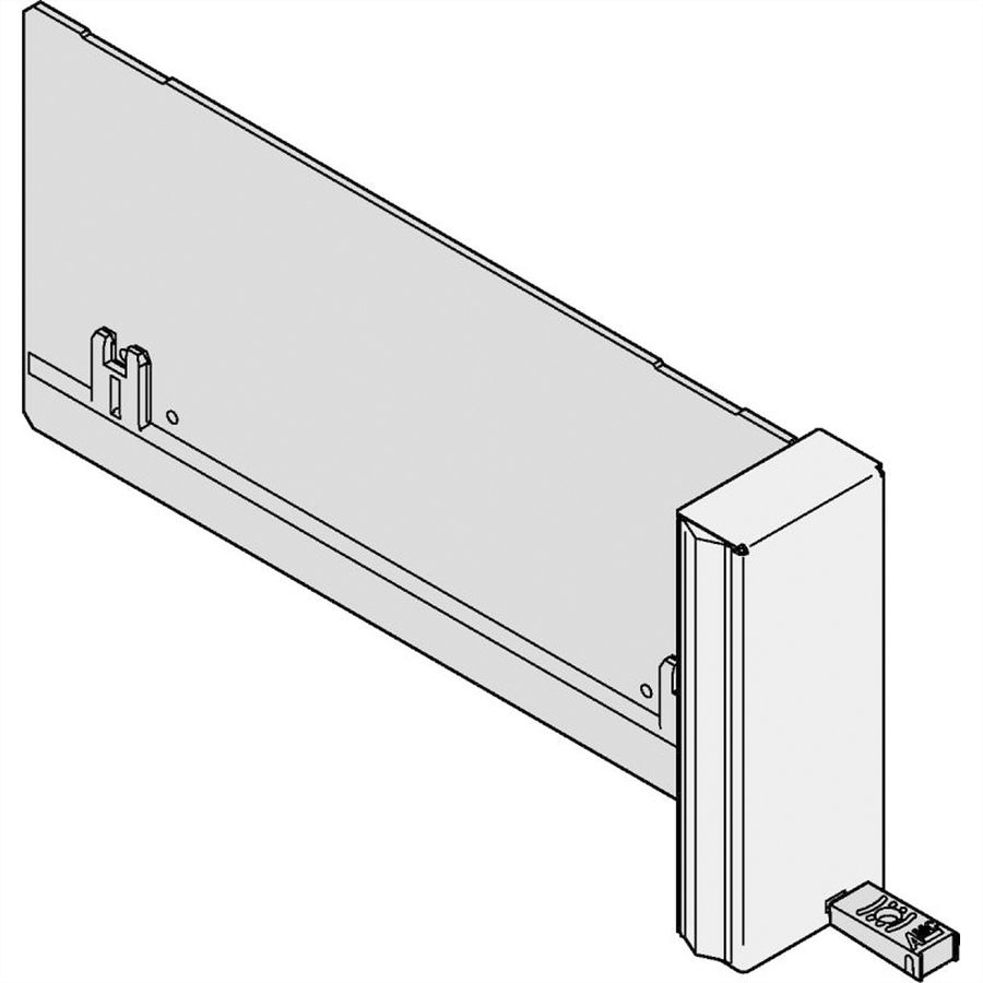 SCHROFF AMC Filler Module ECO avec poignée fixe, Double Full-Size