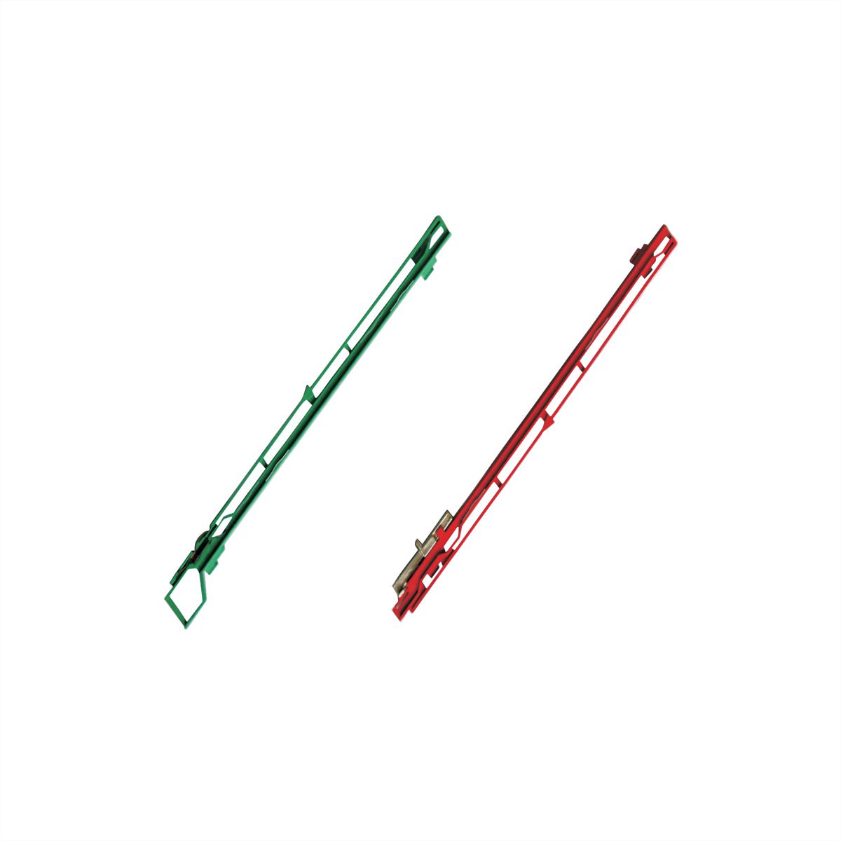 SCHROFF MicroTCA-Führungsschienen - FUEHR.SCH.UNTEN ROT 100STK